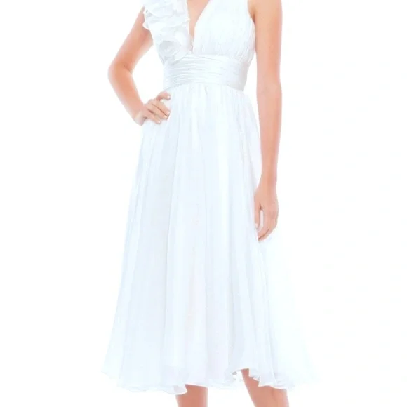 ⭐️SOLD⭐️Mac Duggal Vintage Style Floral Gown Wedding Bride Sz 14 - Picture 6 of 17